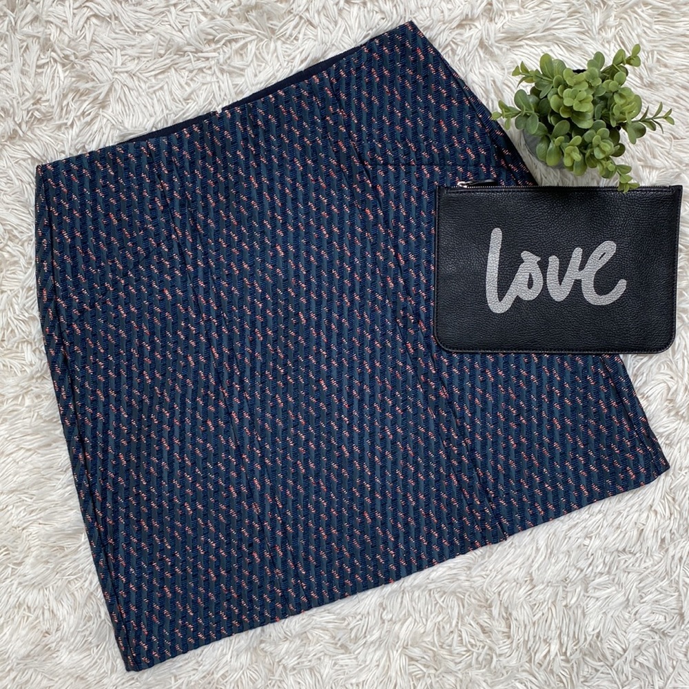 Loft A-Line Skirt 💗 Navy